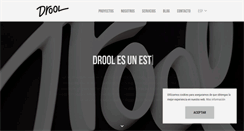 Desktop Screenshot of droolstudio.com